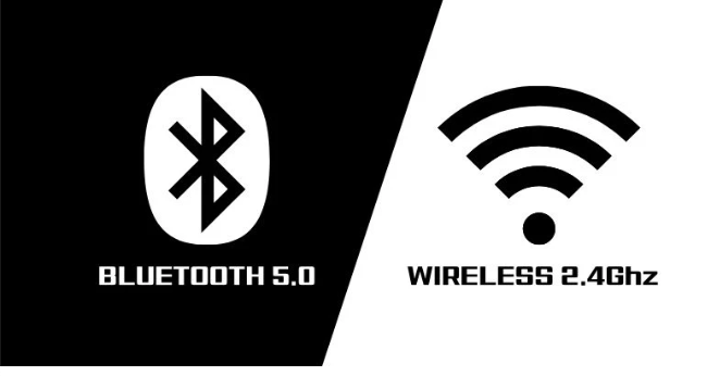 What’s the difference between Wireless 2.4Ghz & Bluetooth 5.0?