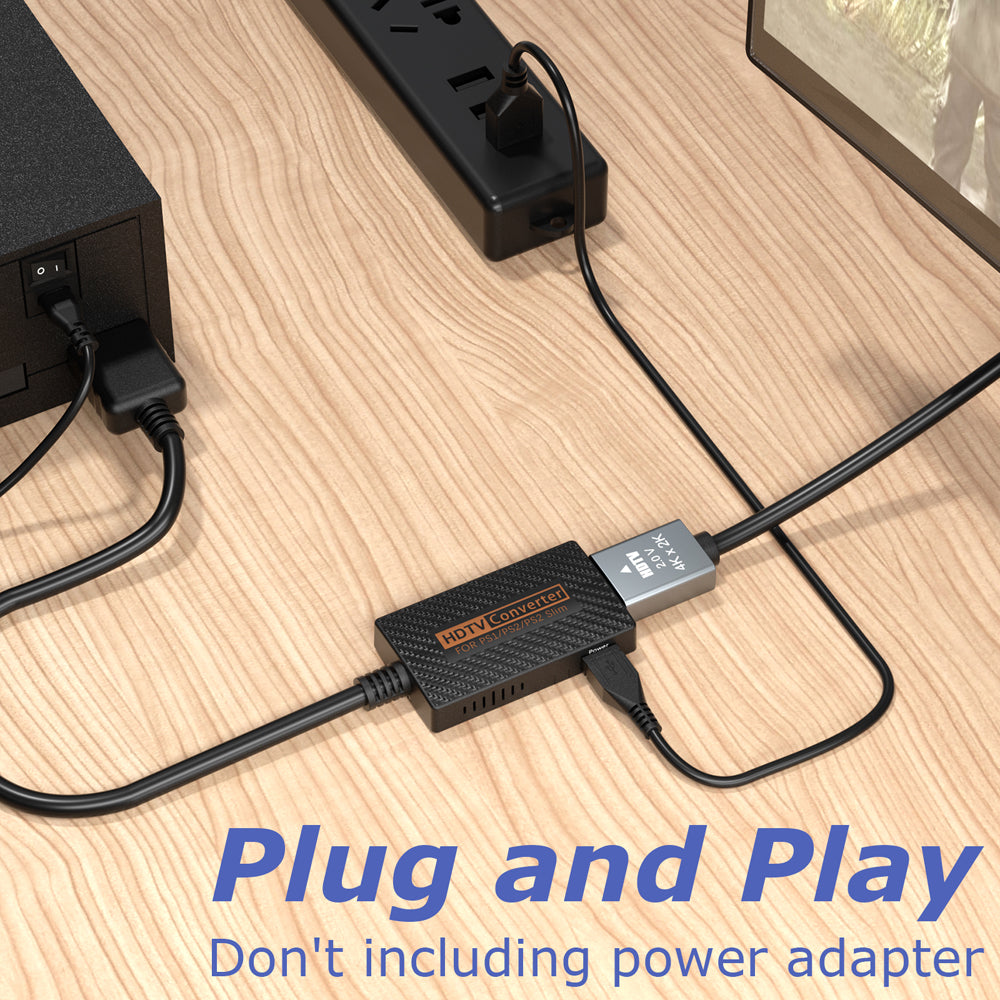 RUNTOGOL HDMI Adapter for PlayStation 1/2/2 Slim Console