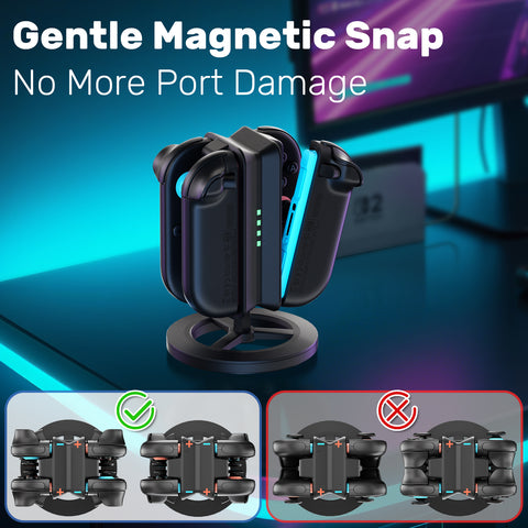 RUNTOGOL Charging Dock for Switch 2 Joy-Con Controllers