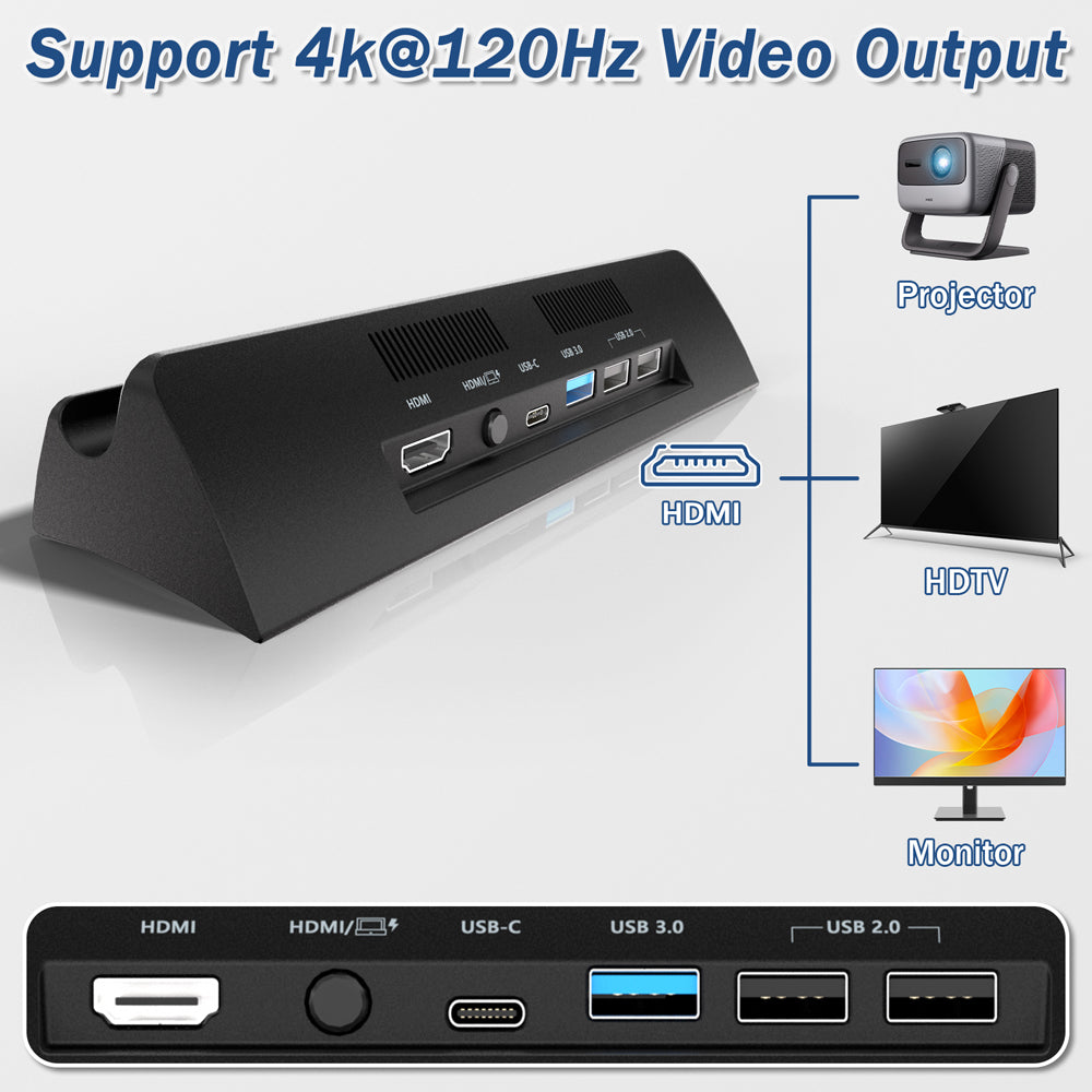 RUNTOGOL Switch 2 TV Dock, Docking Station for Switch 2
