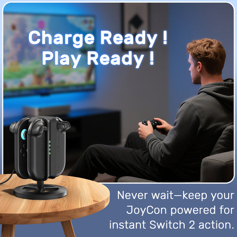RUNTOGOL Charging Dock for Switch 2 Joy-Con Controllers