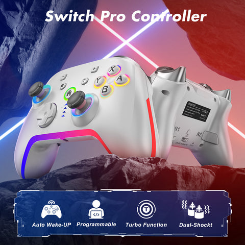 RUNTOGOL Wireless Pro Controller for Switch 2/Switch/OLED