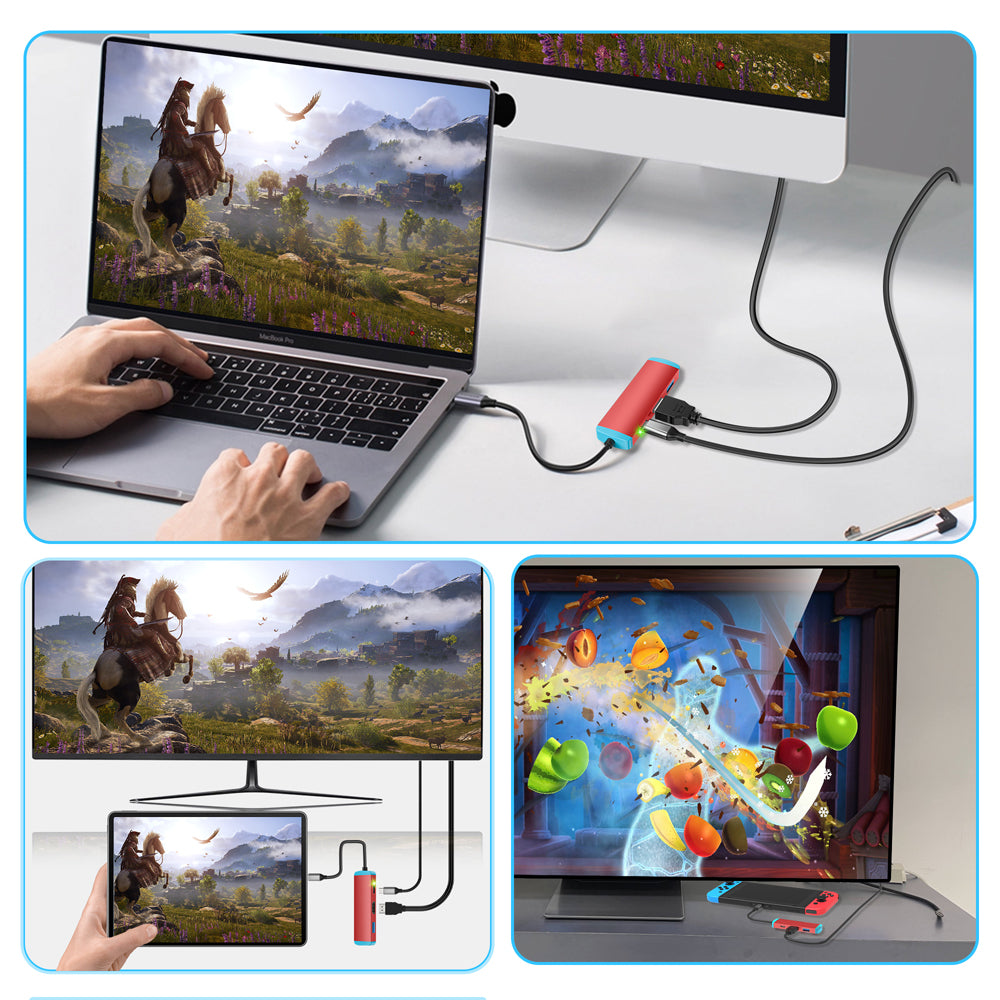 RuntoGOL Fast USB-C Hub Lite suit for Nintendo Switch