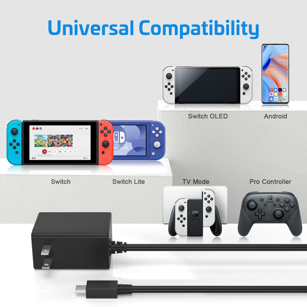 RuntoGOL  Adapter 39W Type-C suit for Nintendo Switch