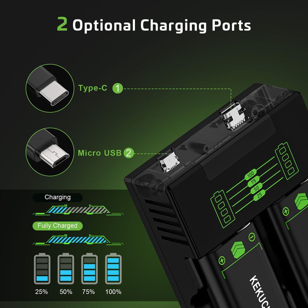 RUNTOGOL 2 Pack 2500mAh Batteries with Charging Station for Xbox Series X|S/One Controller