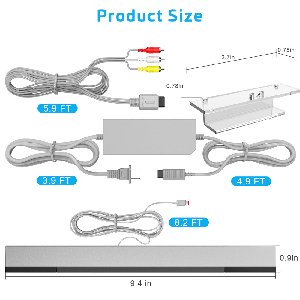 RUNTOGOL 3 in 1 Wii Accessories(Not for Wii U)